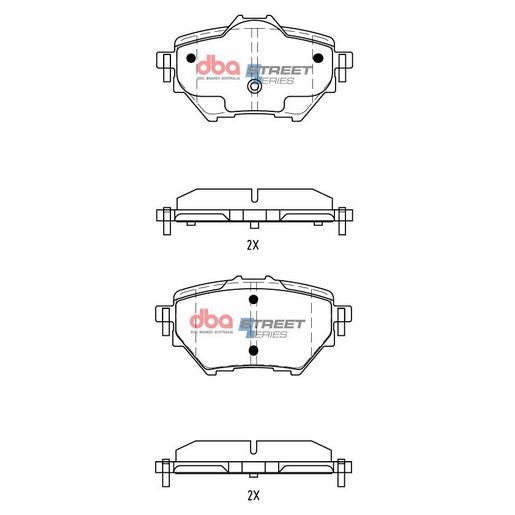 DBA Street Series Brake Pad Set  DB15193SS