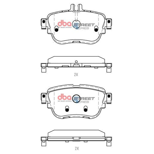 DBA Street Series Brake Pad Set  DB15197SS