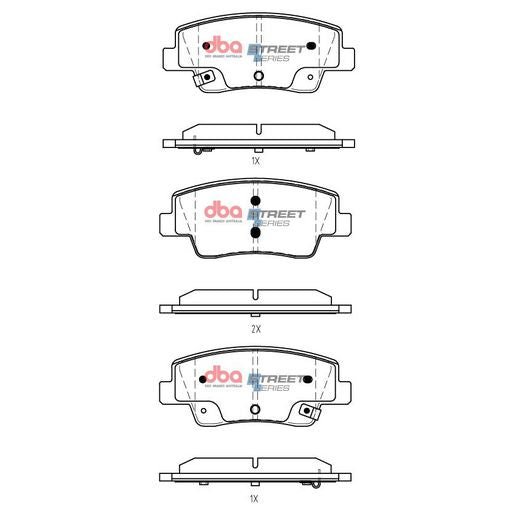 DBA Street Series Brake Pad Set  DB15206SS