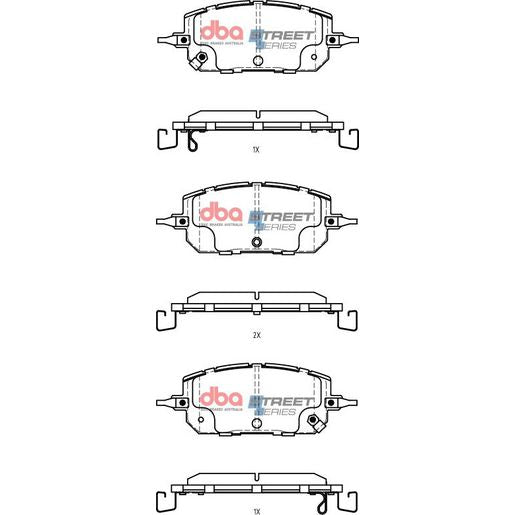 DBA Street Series Brake Pad Set  DB15207SS