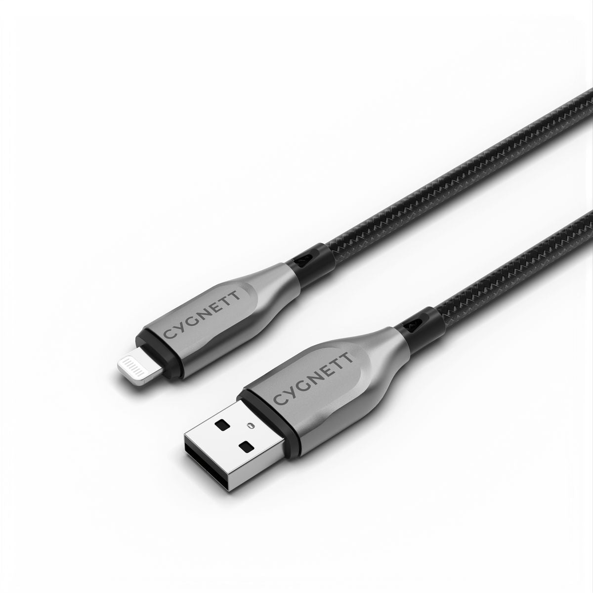 Cygnett Armoured Lightning To Usb-A Cable - Black 1M CY4658PCCAL