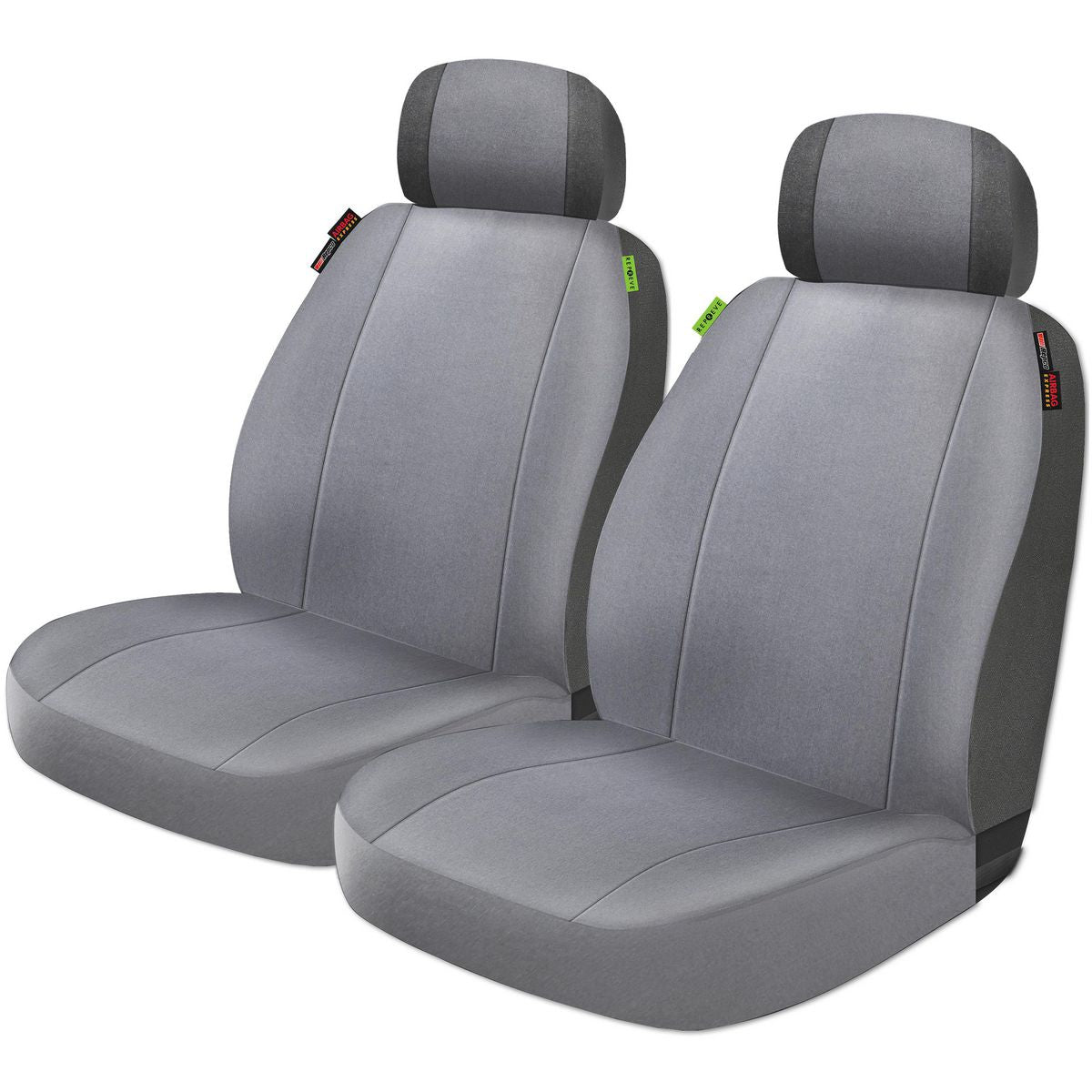 Maxitrac Front Car Seat Covers Repreve, Grey - Pair RRSCFT-YONGRY