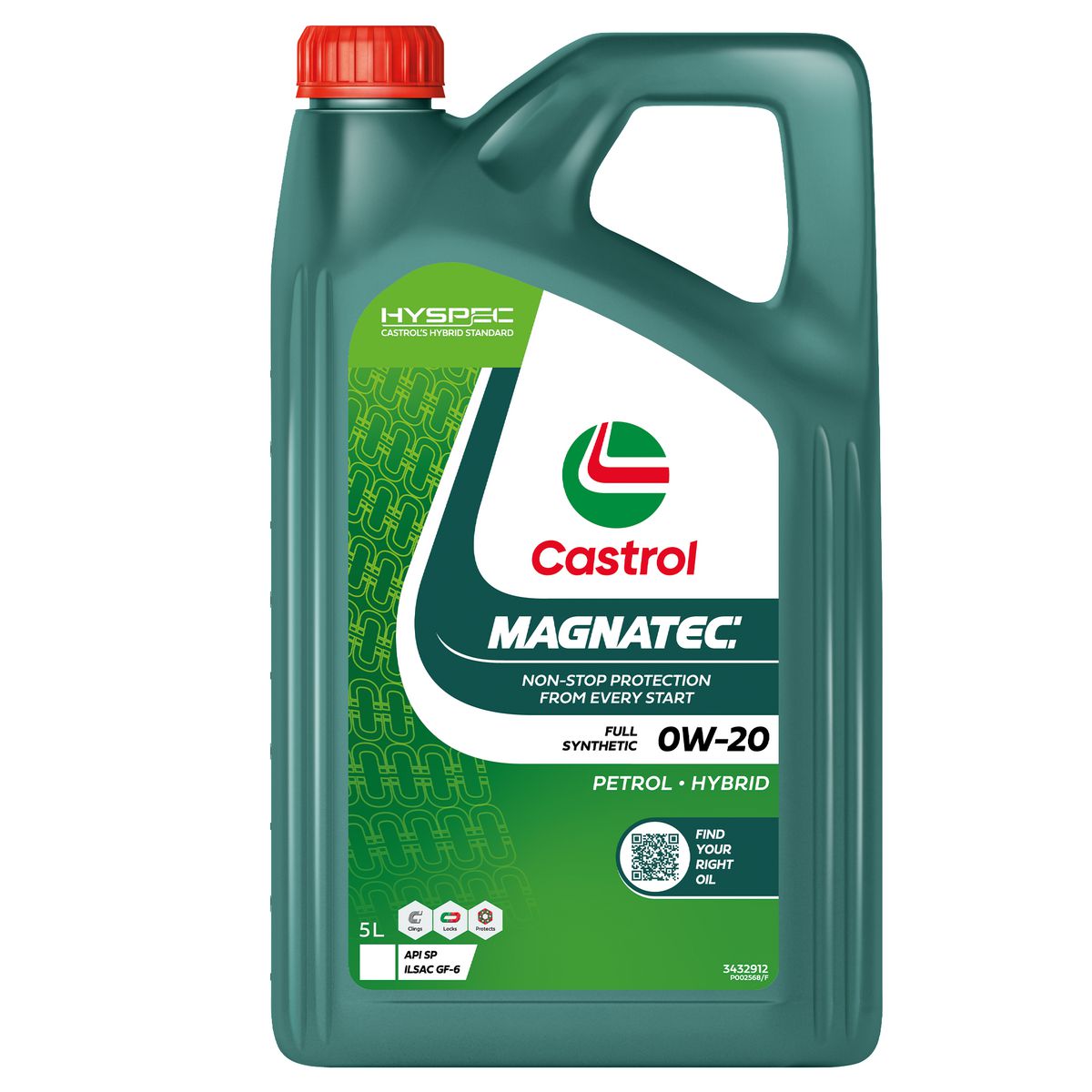 Castrol MAGNATEC 0W-20 Engine Oil 5L 3432912