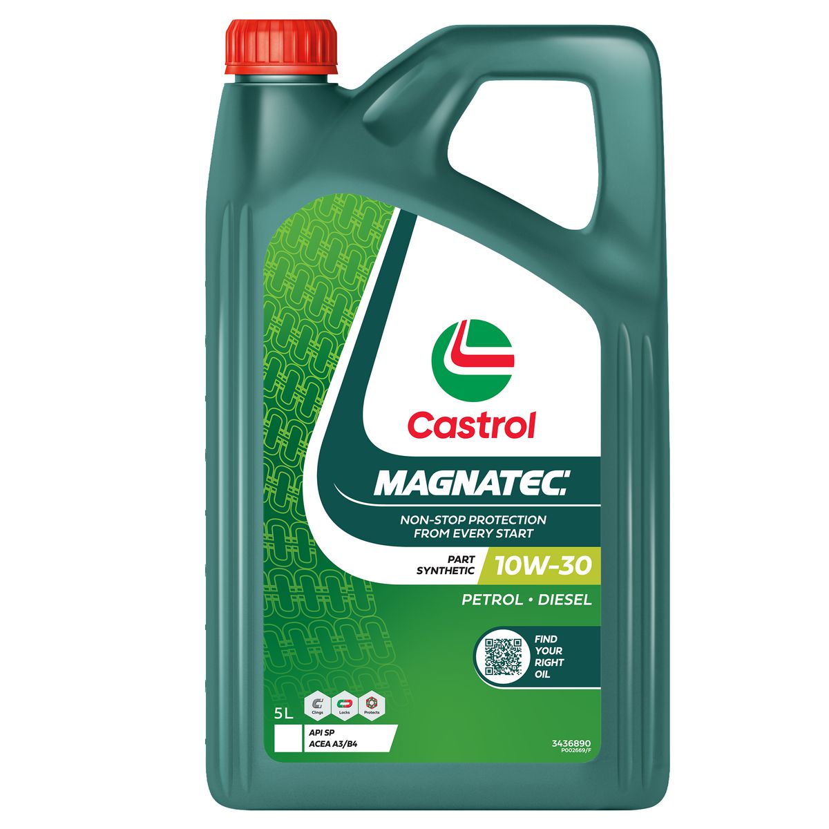 Castrol Magnatec 10W-30 Engine Oil 5L 3436890