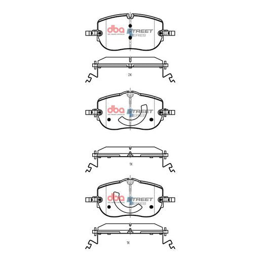 DBA Street Series Brake Pad Set  DB15209SS