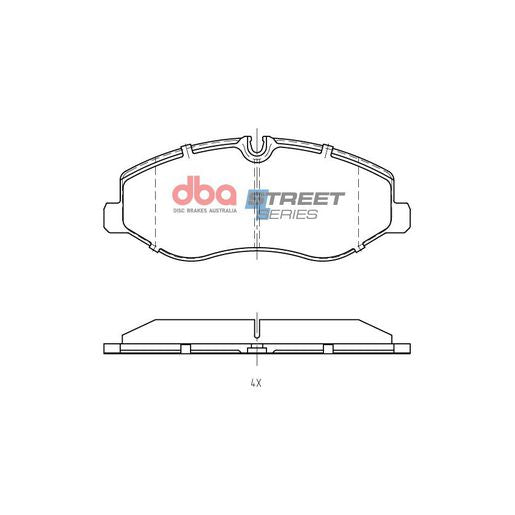 DBA Street Series Brake Pad Set  DB15220SS
