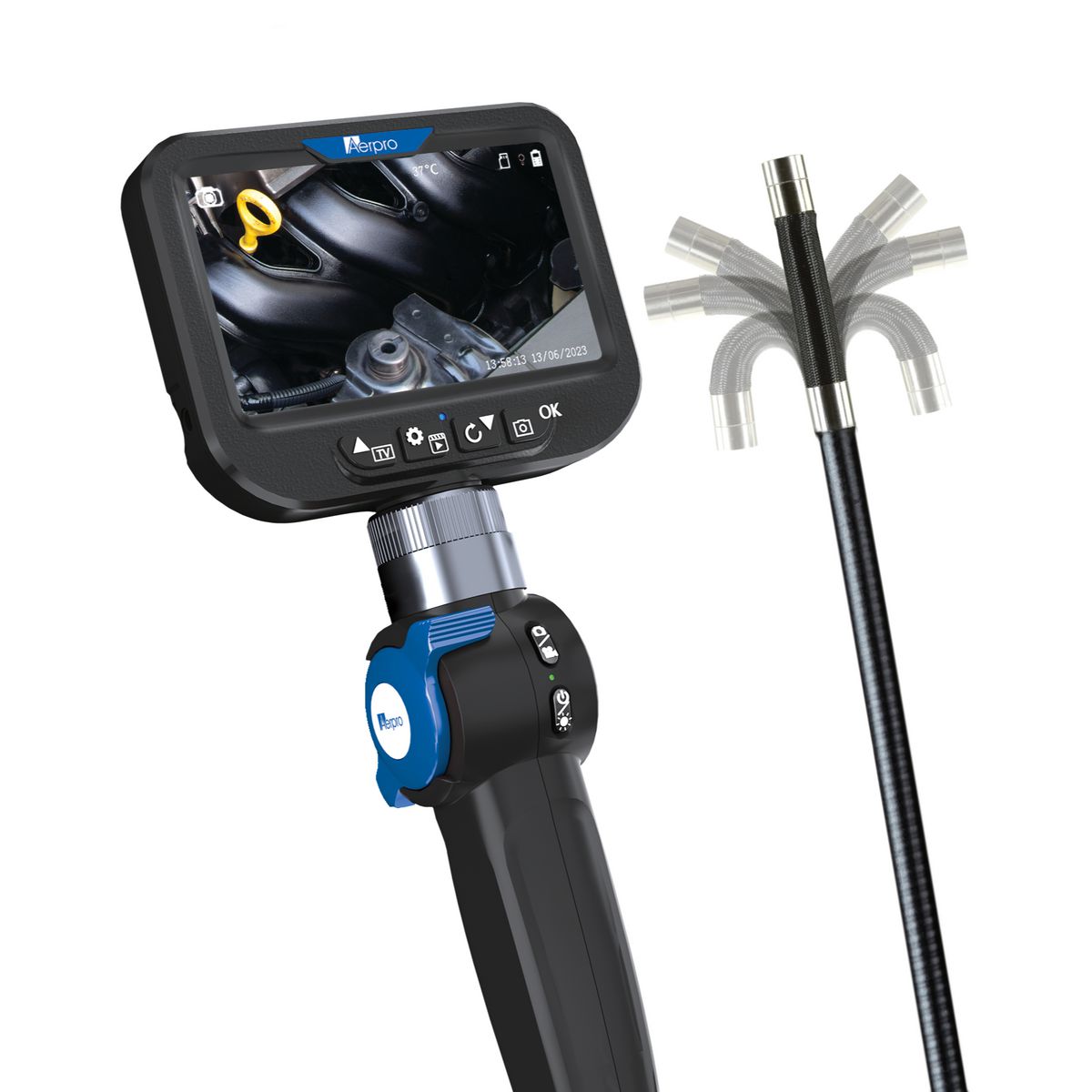 Aerpro Articulating Borescope Inspection Camera 1080P Hd G9200HD