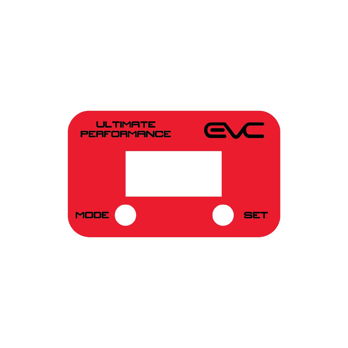 EVC Faceplate: Red CFRE
