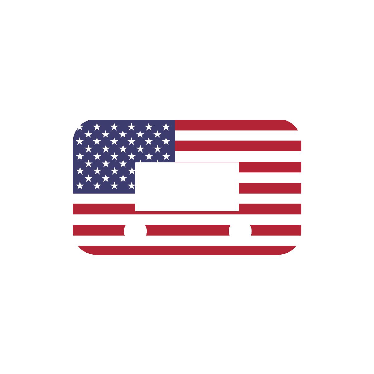 EVC Faceplate: Usa Flag CFUS