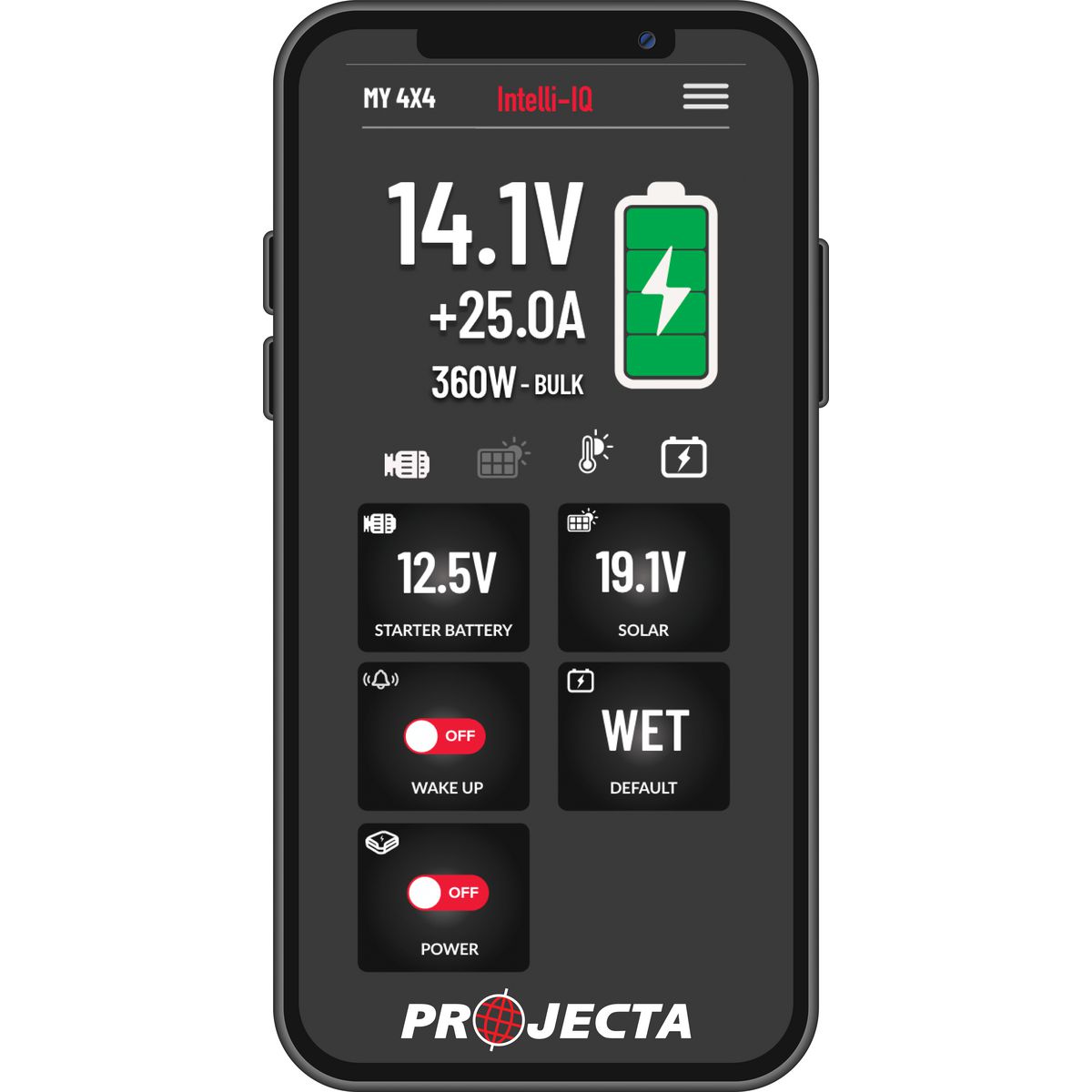 Projecta Intelli Iq Display For Idc25X Dc To Dc Battery Charger IQD2