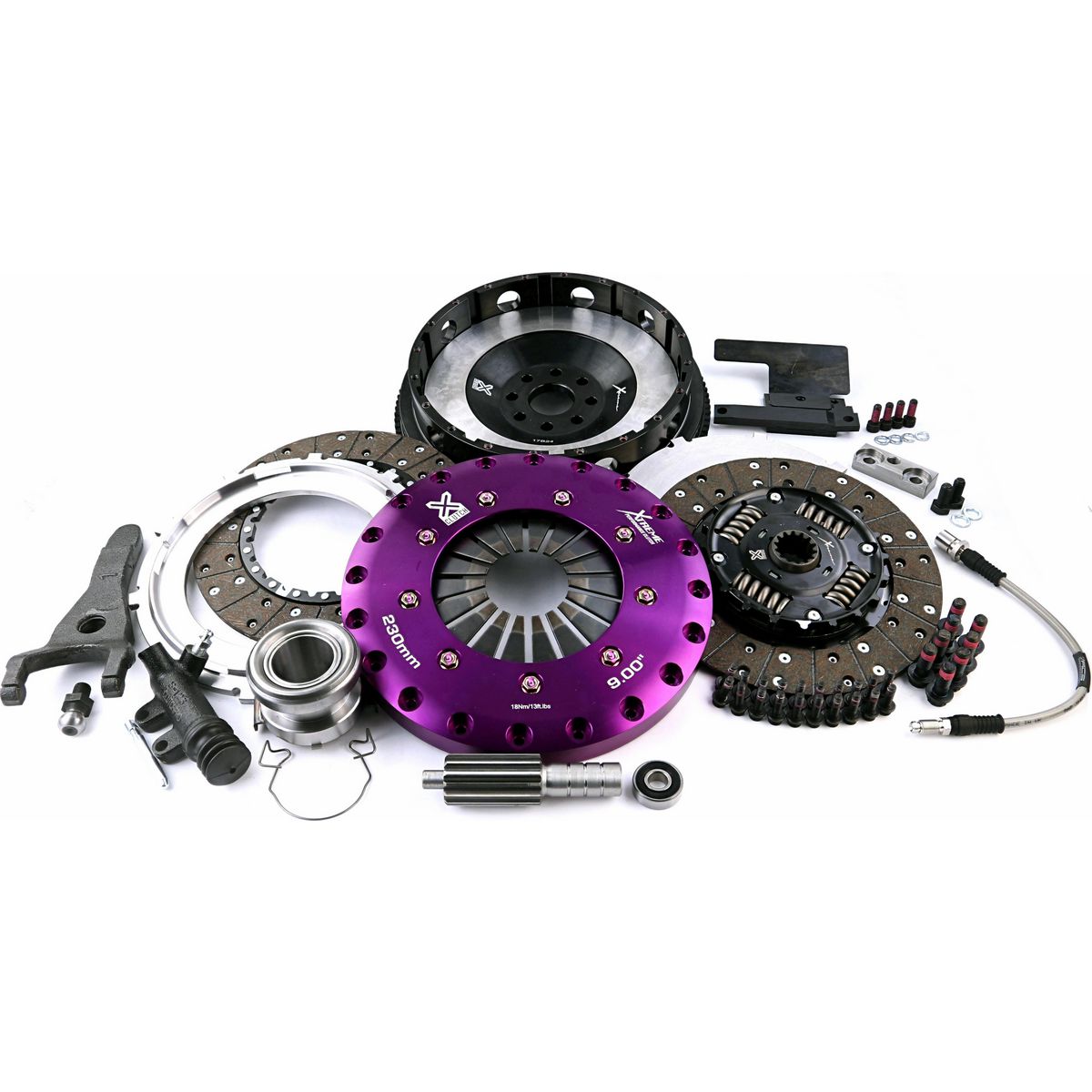 Xtreme Heavy Duty Twin Plate Clutch Kit w/ Flywheel KTY23536-2A