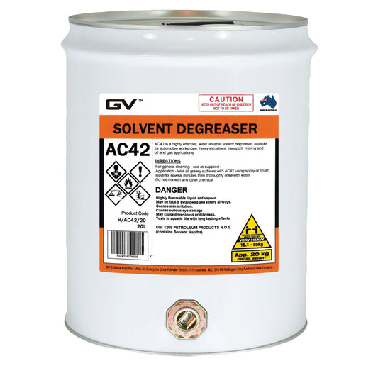 GVOil Solvent Degreaser - 20L R/AC42/20