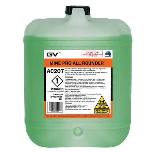 GVOil Mine Pro All Rounder - Heavy Duty Truck Wash & Degreaser - 20L R/AC207/20
