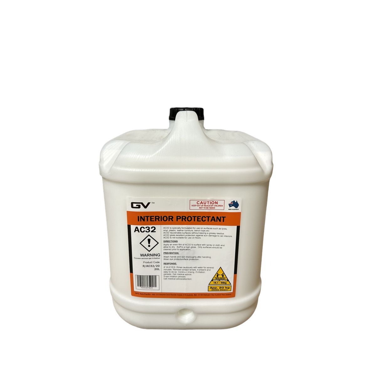 GVOil Armourkote (Interior Protectant) - 20L R/AC32/20