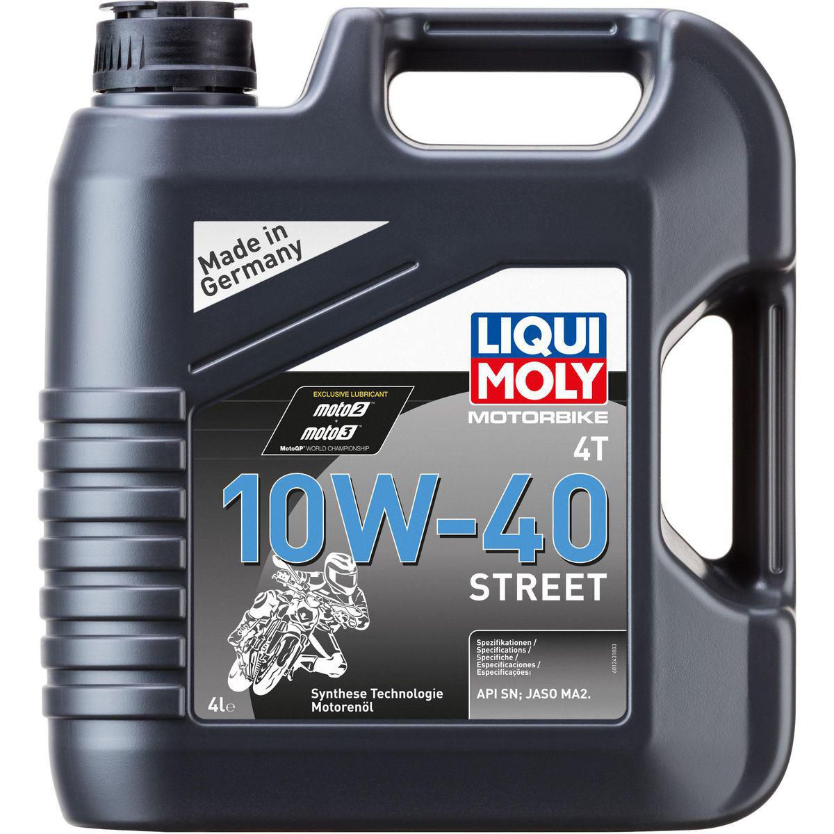 LIQUI-MOLY Motorbike 4T 10W-40 Street Engine Oil 4L 1243