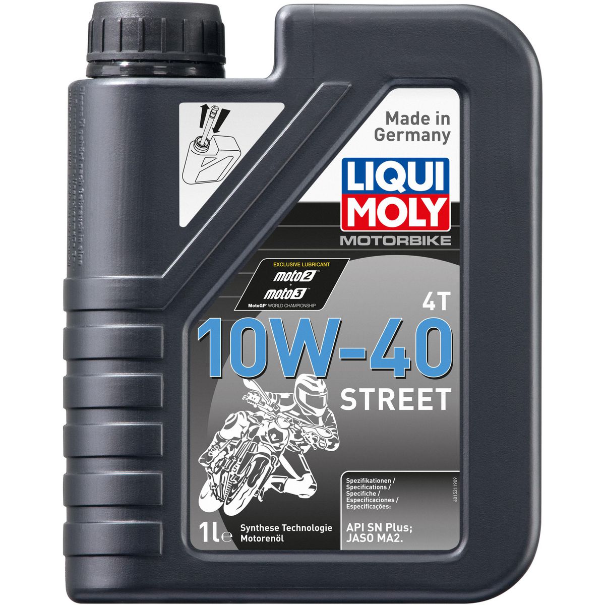 LIQUI-MOLY Motorbike 4T 10W-40 Street Engine Oil 1L 1521