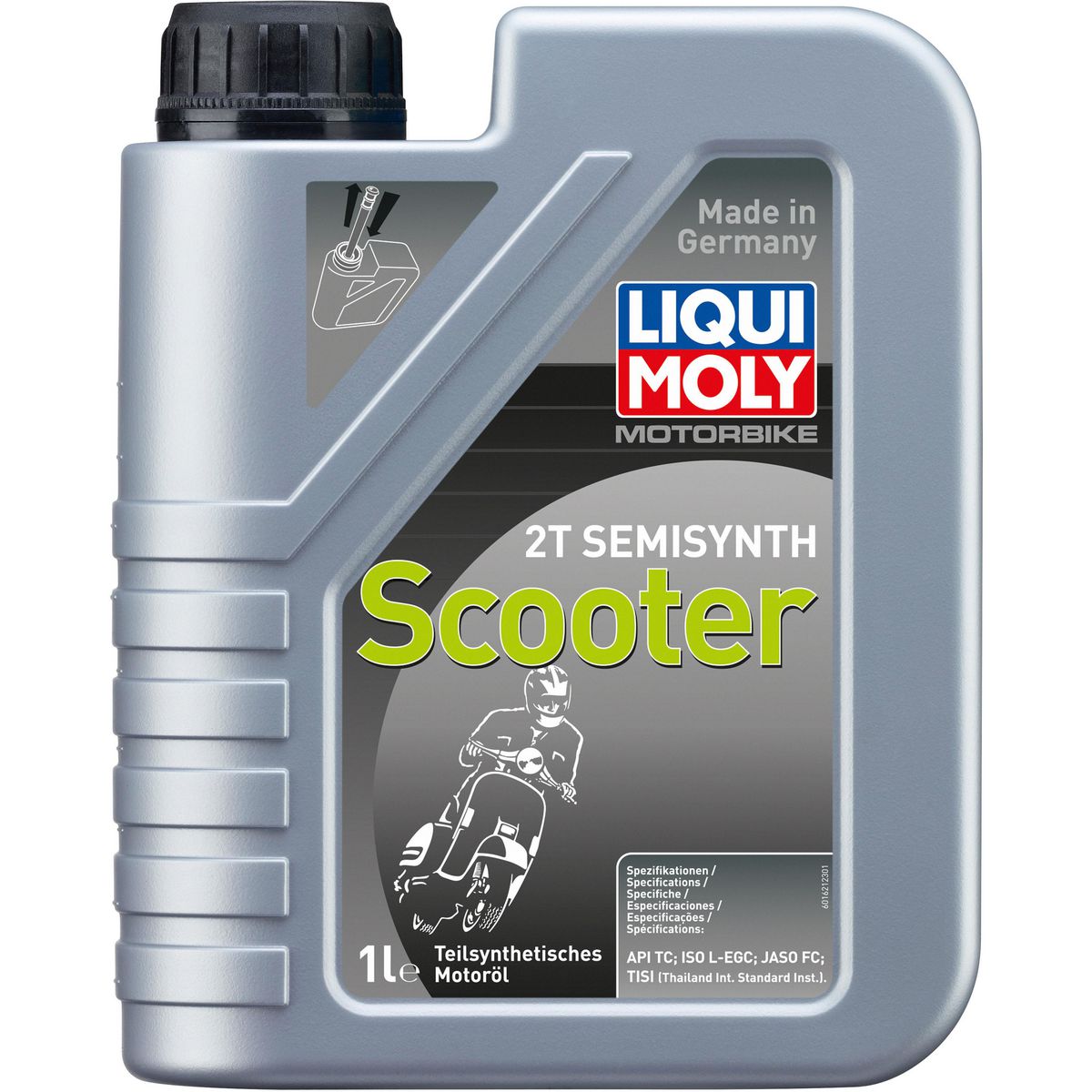 LIQUI-MOLY Motorbike 2T Semisynth Scooter 1L 1621