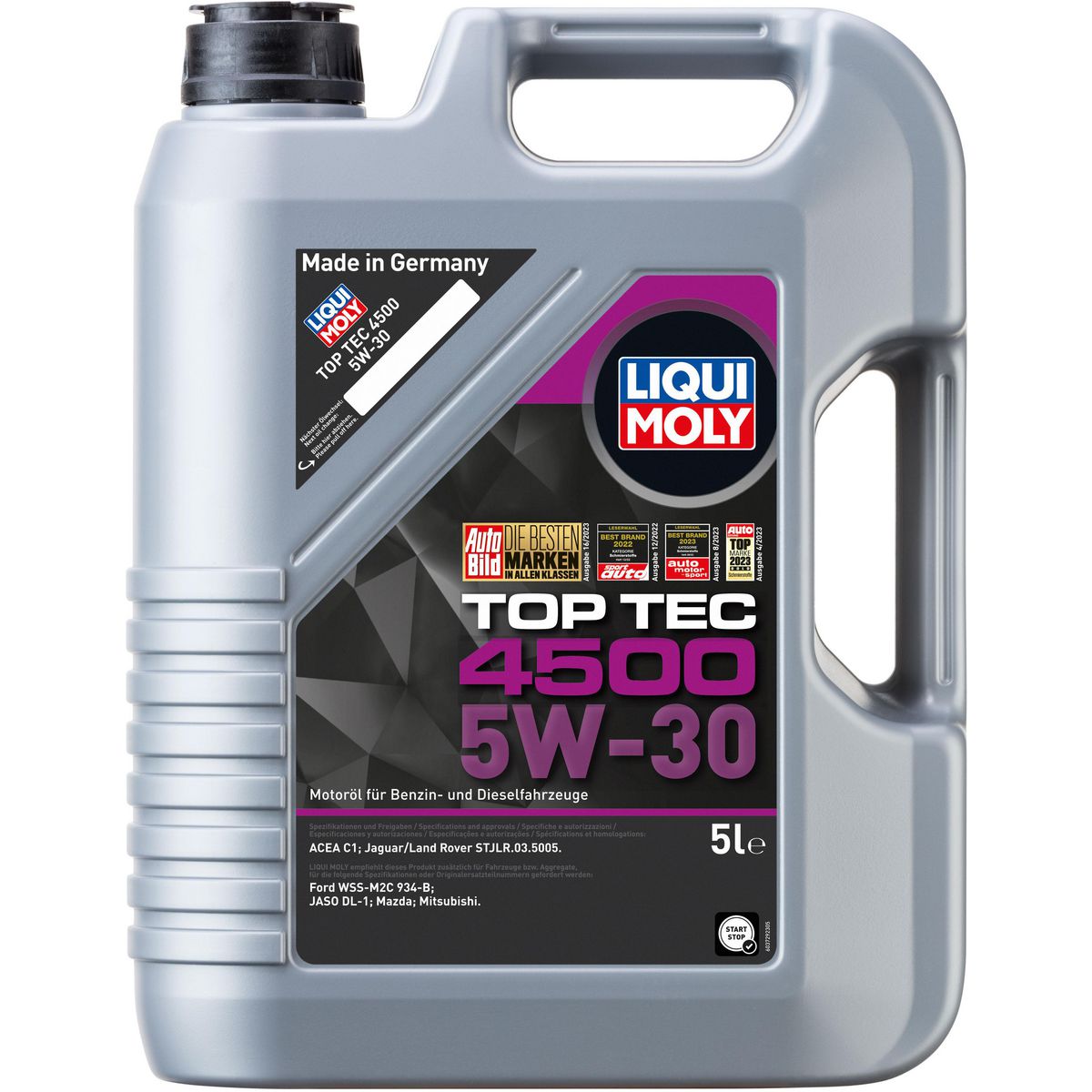 LIQUI-MOLY Top Tec 4500 5W-30 Engine Oil 5L 2318