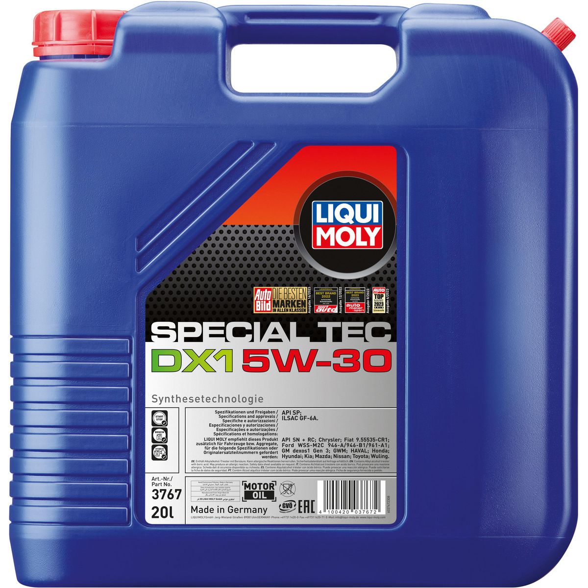 LIQUI-MOLY Special Tec DX1 5W-30 Engine Oil 20L 3767