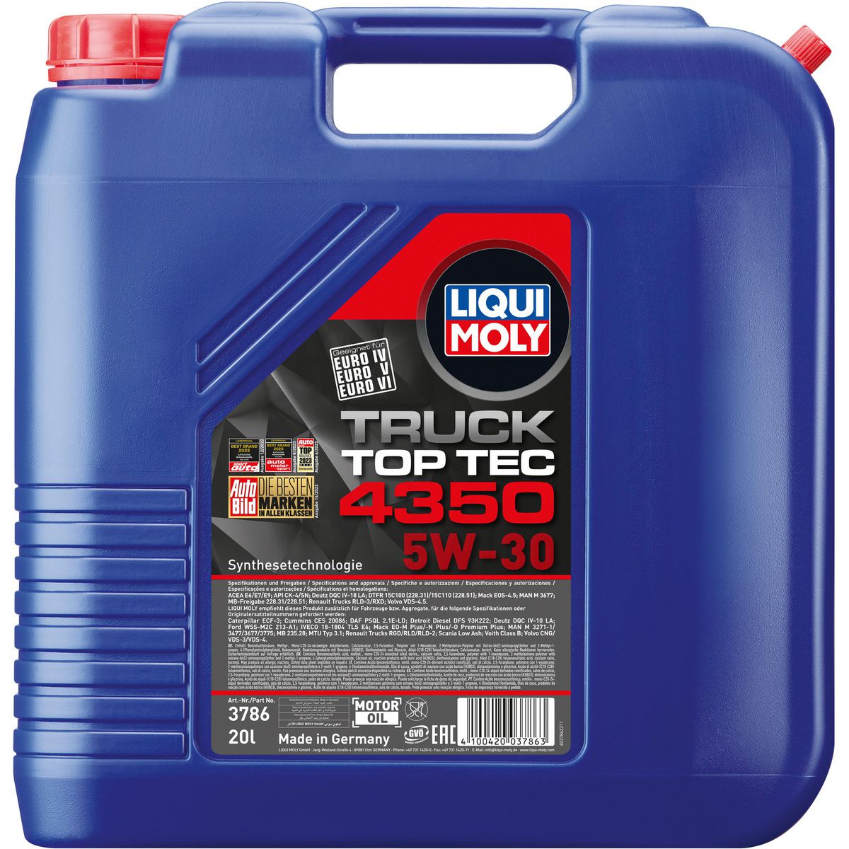 LIQUI-MOLY Top Tec Truck 4350 5W-30 Engine Oil 20L 3786