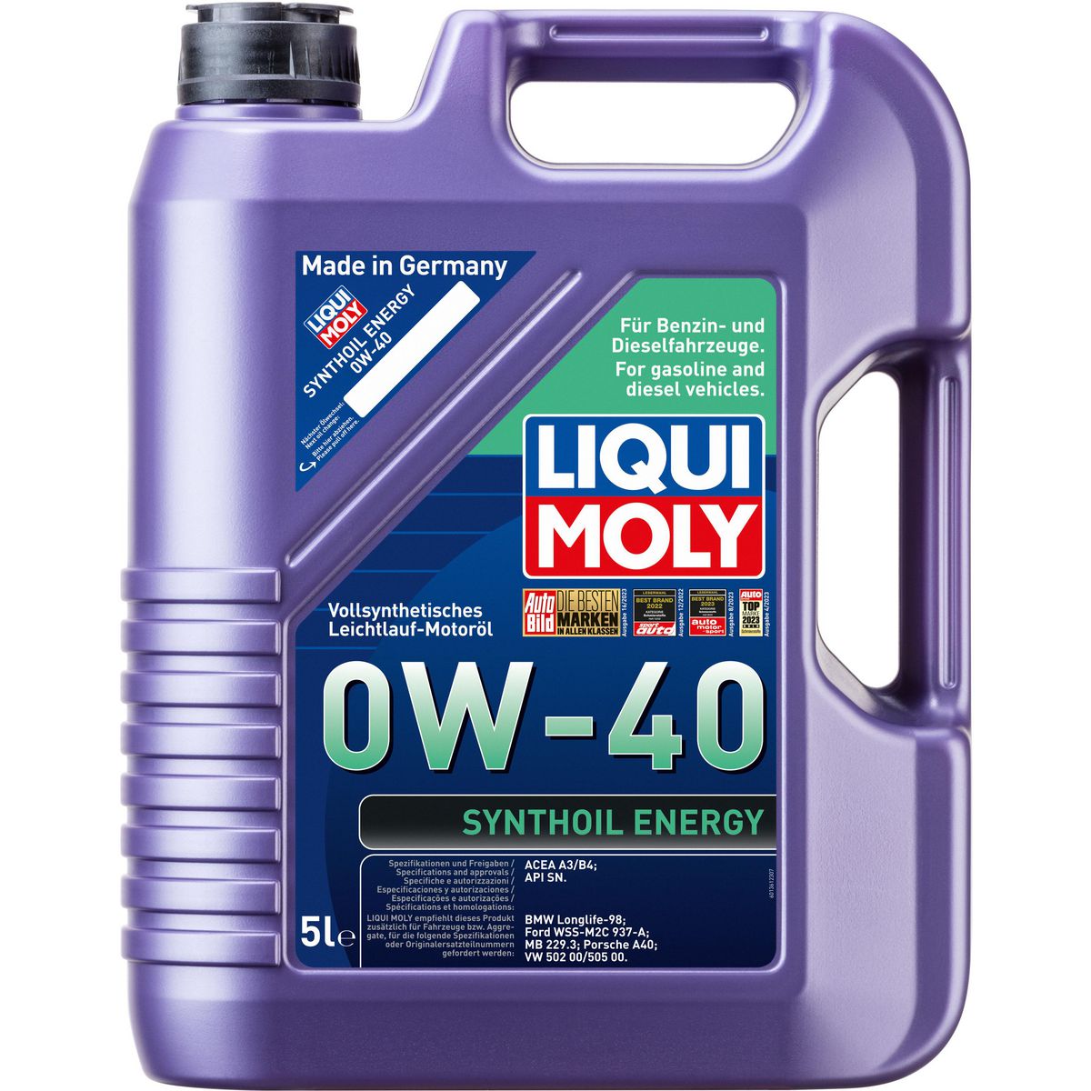 LIQUI-MOLY Synthoil Energy 0W-40 5L 9515