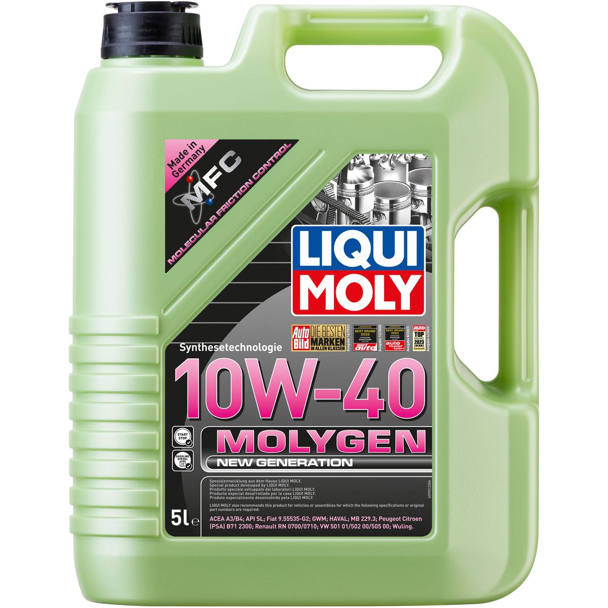 LIQUI-MOLY Molygen New Generation 10W-40 Engine Oil 5L 9951