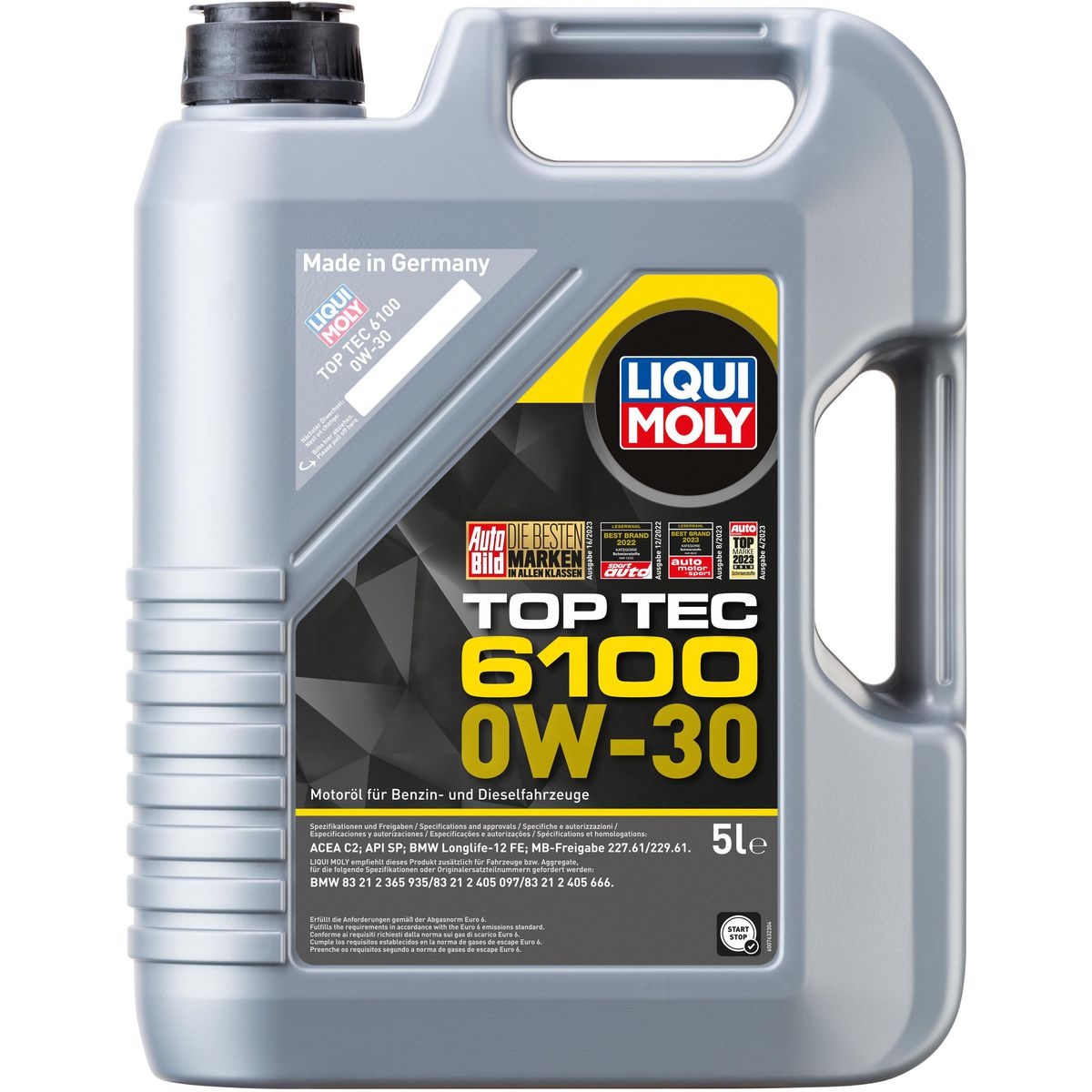 LIQUI-MOLY Top Tec 6100 0W-30 Engine Oil 5L 20779