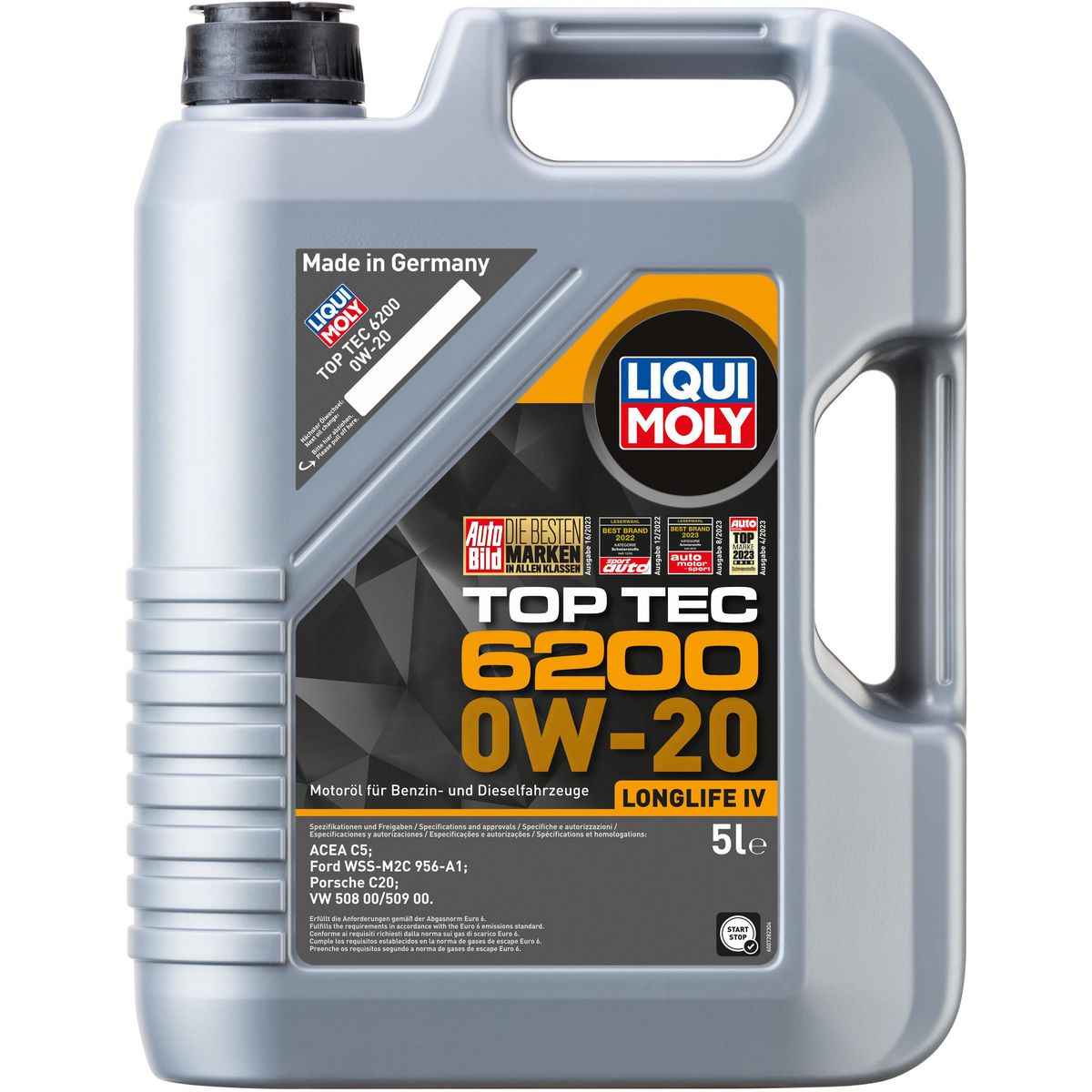 LIQUI-MOLY Top Tec 6200 0W-20 Engine Oil 5L 20789