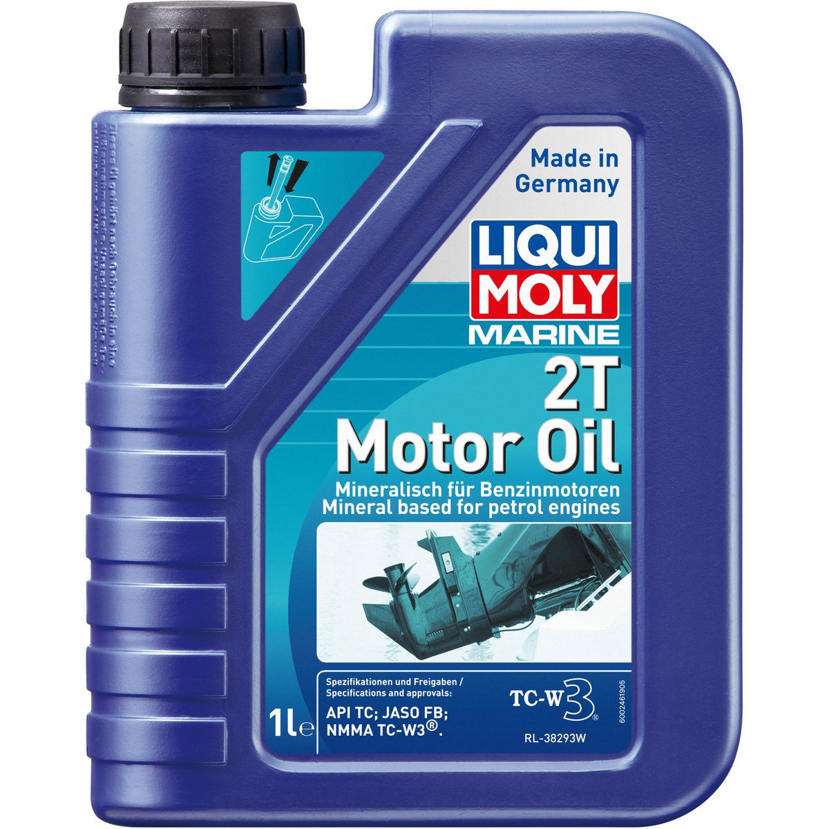 LIQUI-MOLY Marine 2T Motor Oil 1L 25019