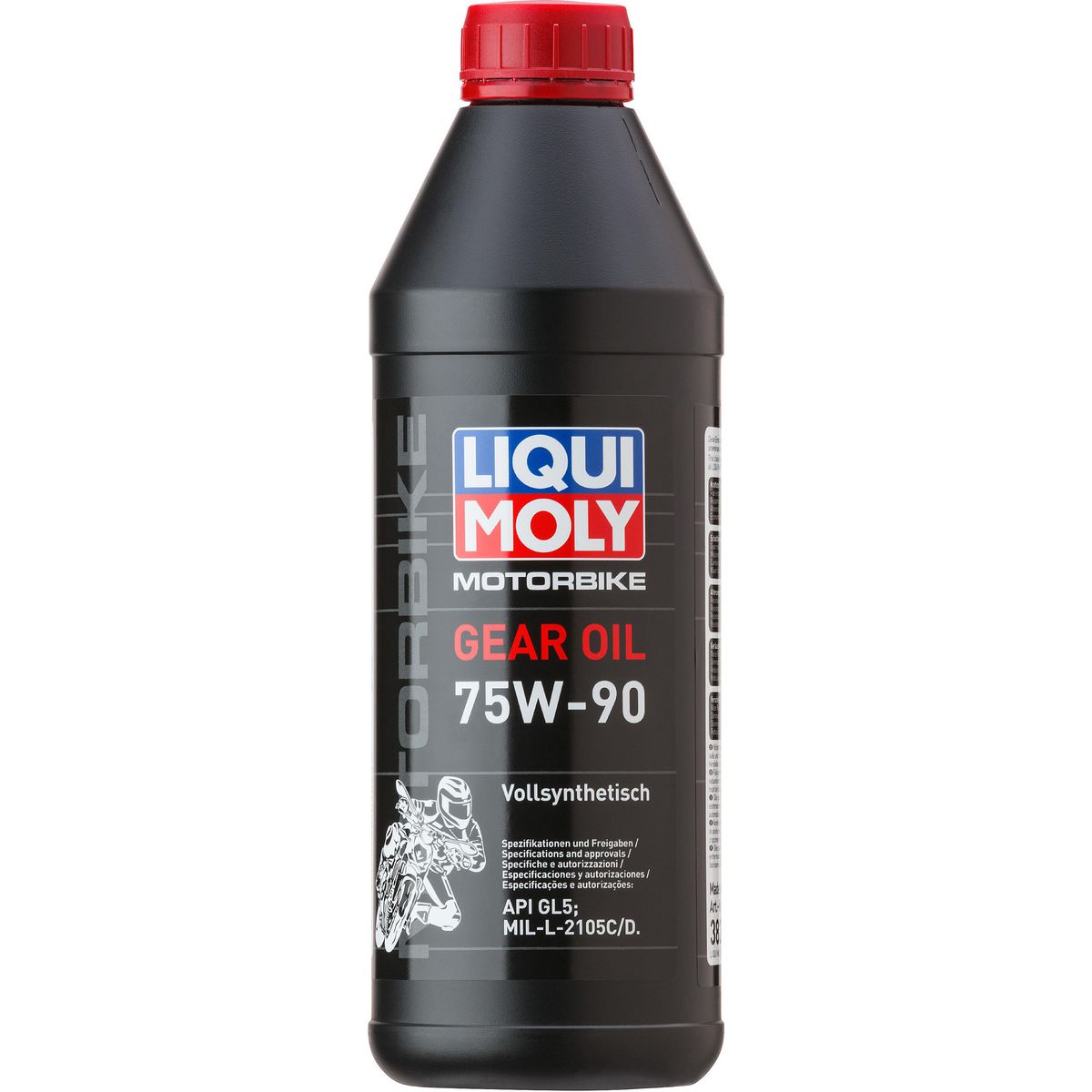 LIQUI-MOLY Motorbike Gear Oil 75W-90 Synthetic 1L 3825