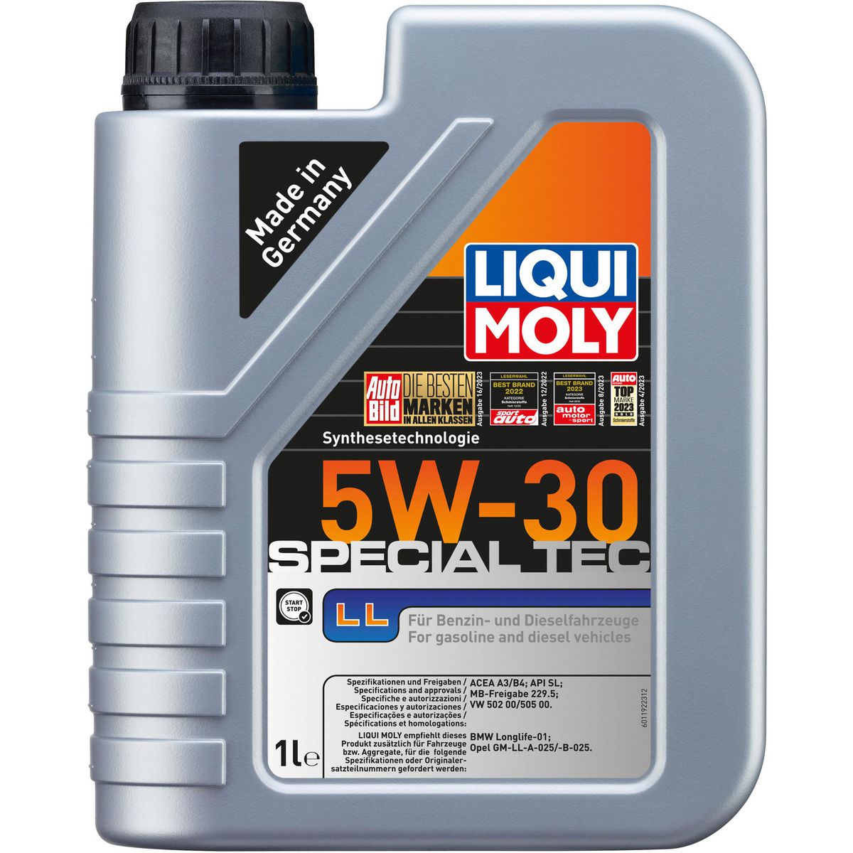 LIQUI-MOLY Special Tec LL 5W-30 Engine Oil 1L 2447