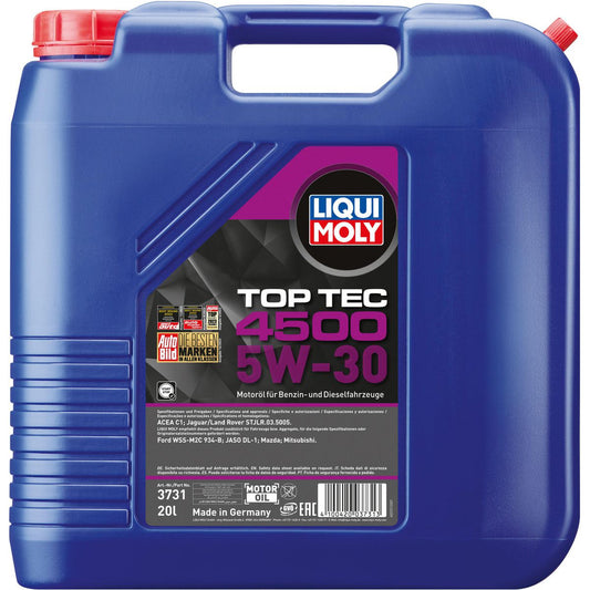 LIQUI-MOLY Top Tec 4500 5W-30 Engine Oil 20L 3731