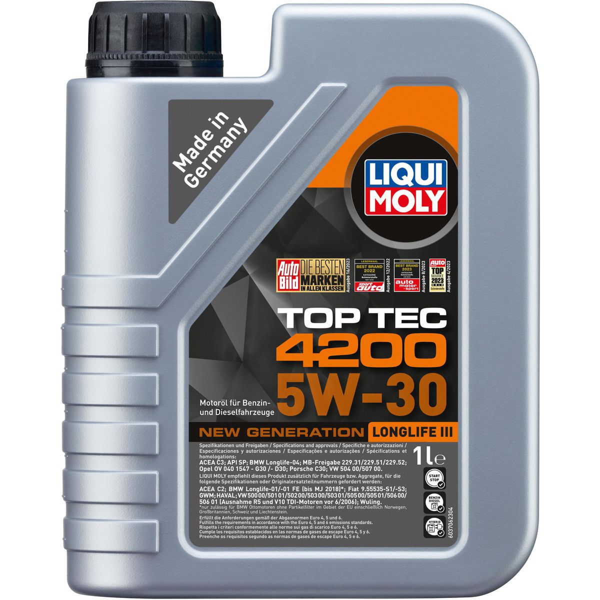 LIQUI-MOLY Top Tec 4200 New Generation 5W-30 Engine Oil 1L 8972