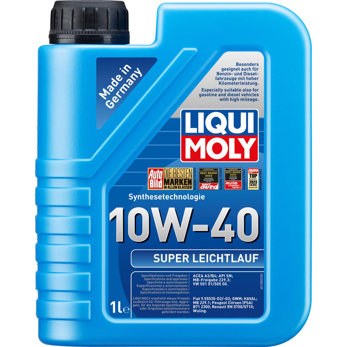 LIQUI-MOLY Super Leichtlauf 10W-40 Engine Oil 1L 9503