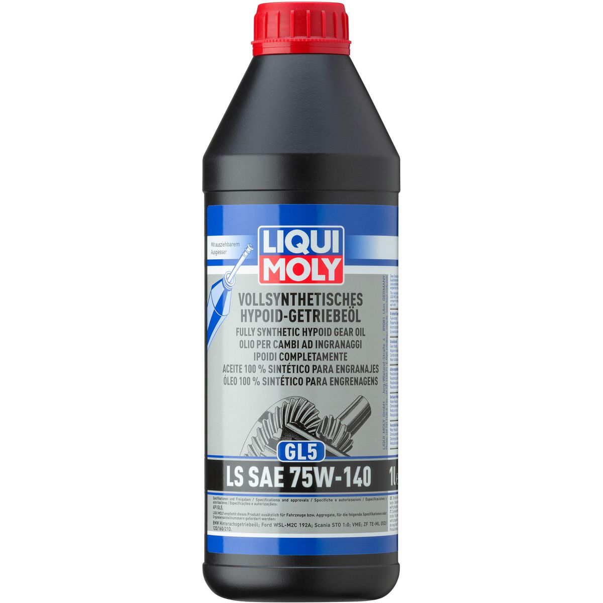 LIQUI-MOLY Fully Synthetic Gear Oil GL5 LS 75W-140 1L 4421