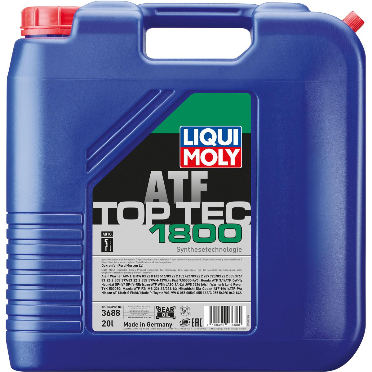 LIQUI-MOLY Top Tec ATF 1800 20L 3688