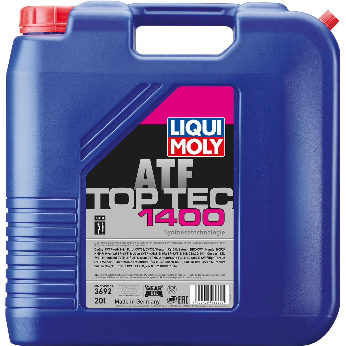 LIQUI-MOLY Top Tec ATF 1400 20L 3692