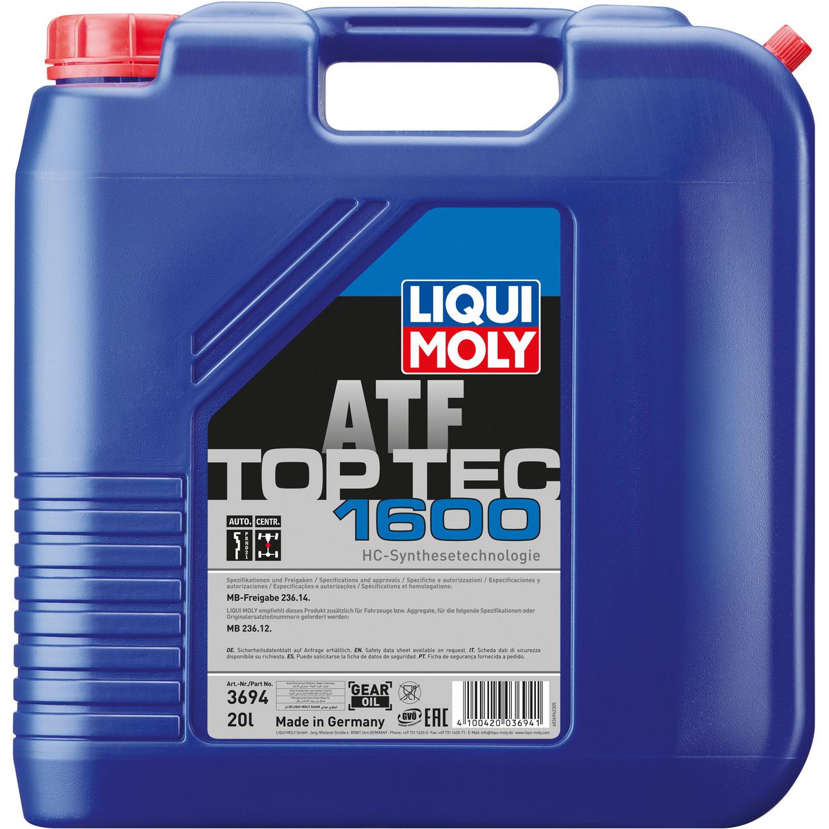 LIQUI-MOLY Top Tec ATF 1600 20L 3964