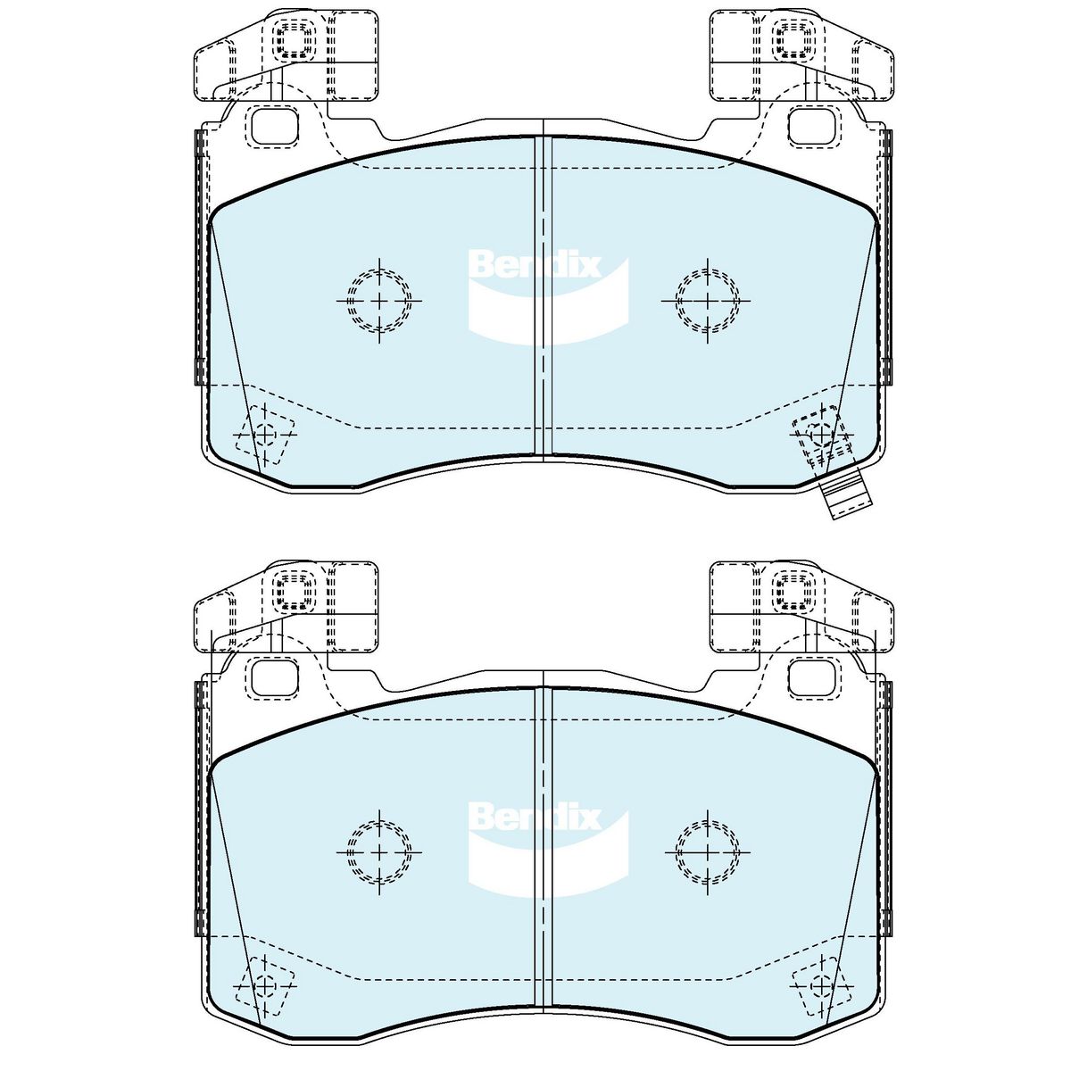 Bendix SRT Brake Pad Set DB2507 SRT