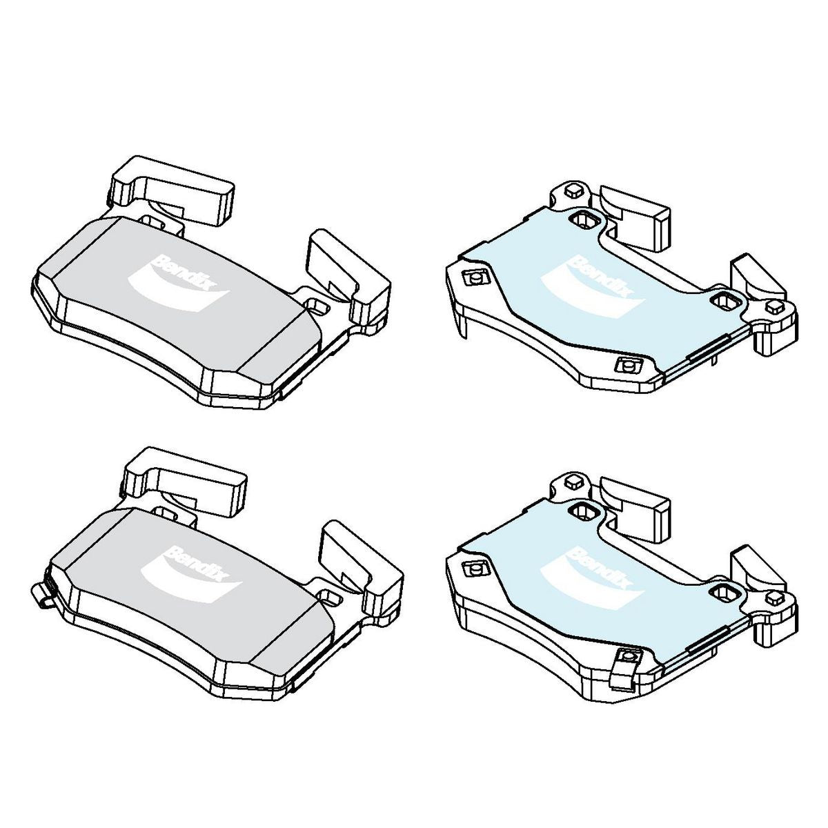 Bendix SRT Brake Pad Set DB2647 SRT