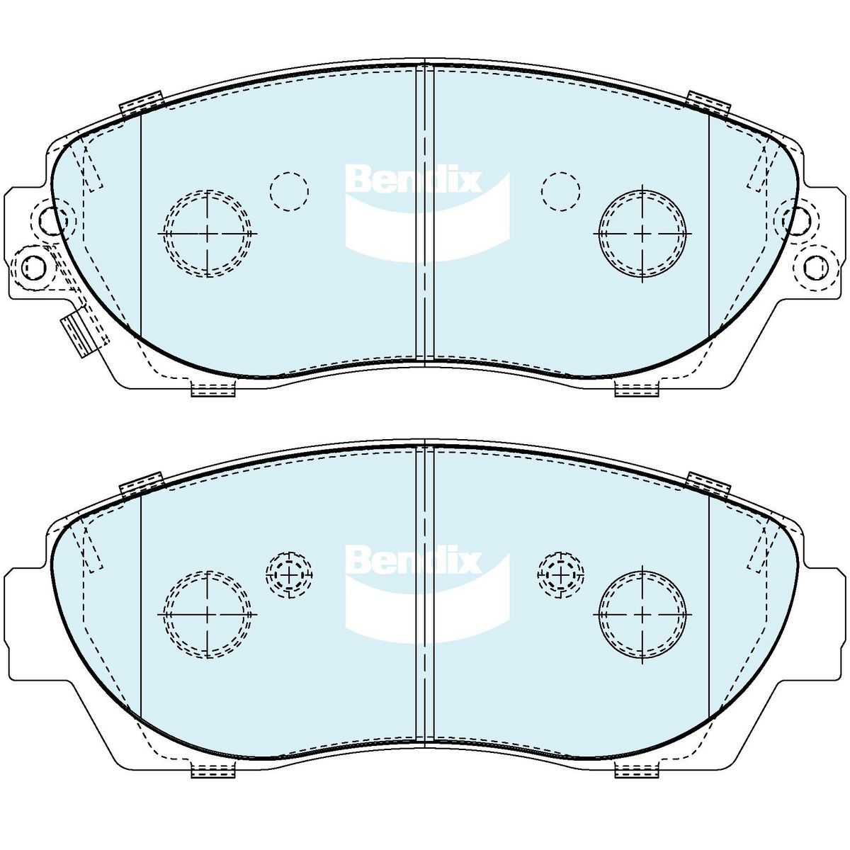 Bendix Ultimate+ Brake Pad Set DB2698 ULT+