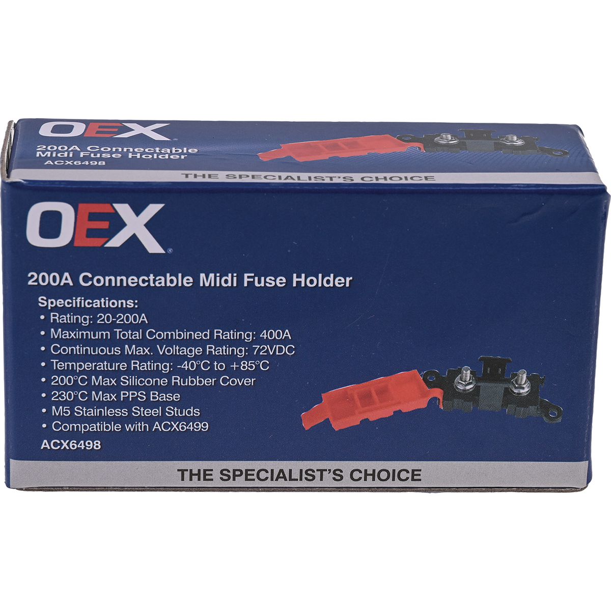 OEX 200A Connectable Midi Fuse Holder ACX6498