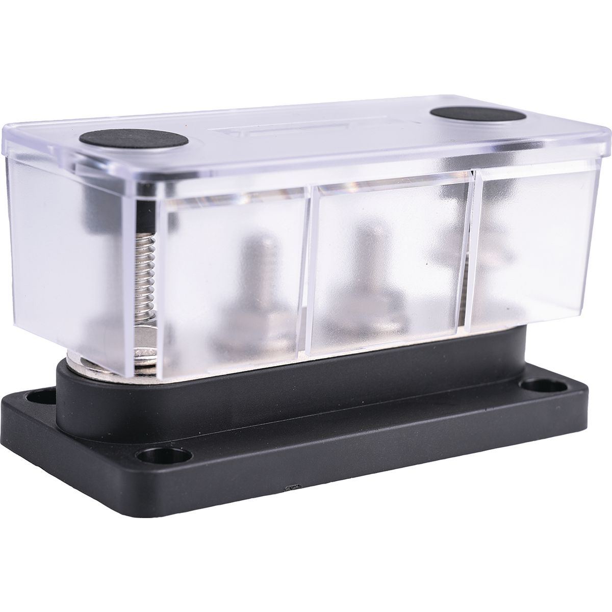 OEX 150A Distribution Block 4 Terminals - Black ACX3210