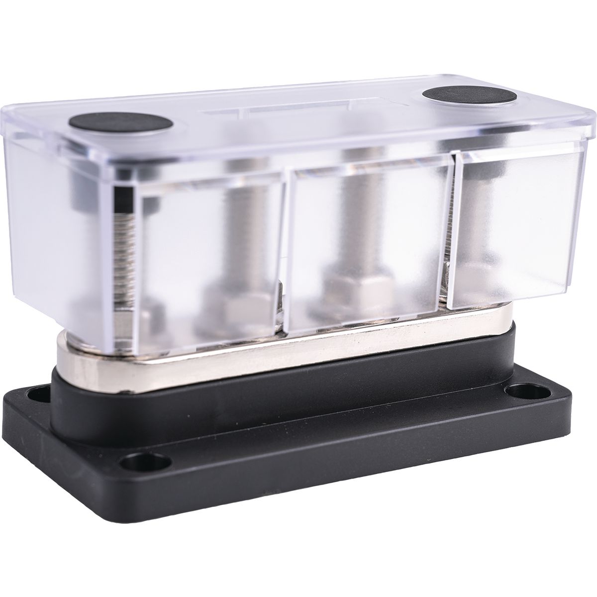 OEX 300A Distribution Block 4 Terminals - Black ACX3212