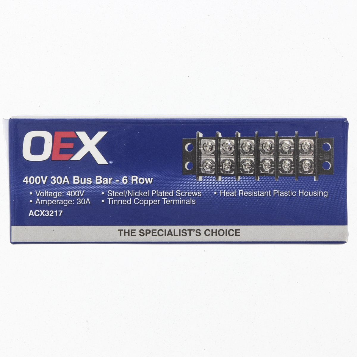OEX 400V 30A Bus Bar 6 Row ACX3217