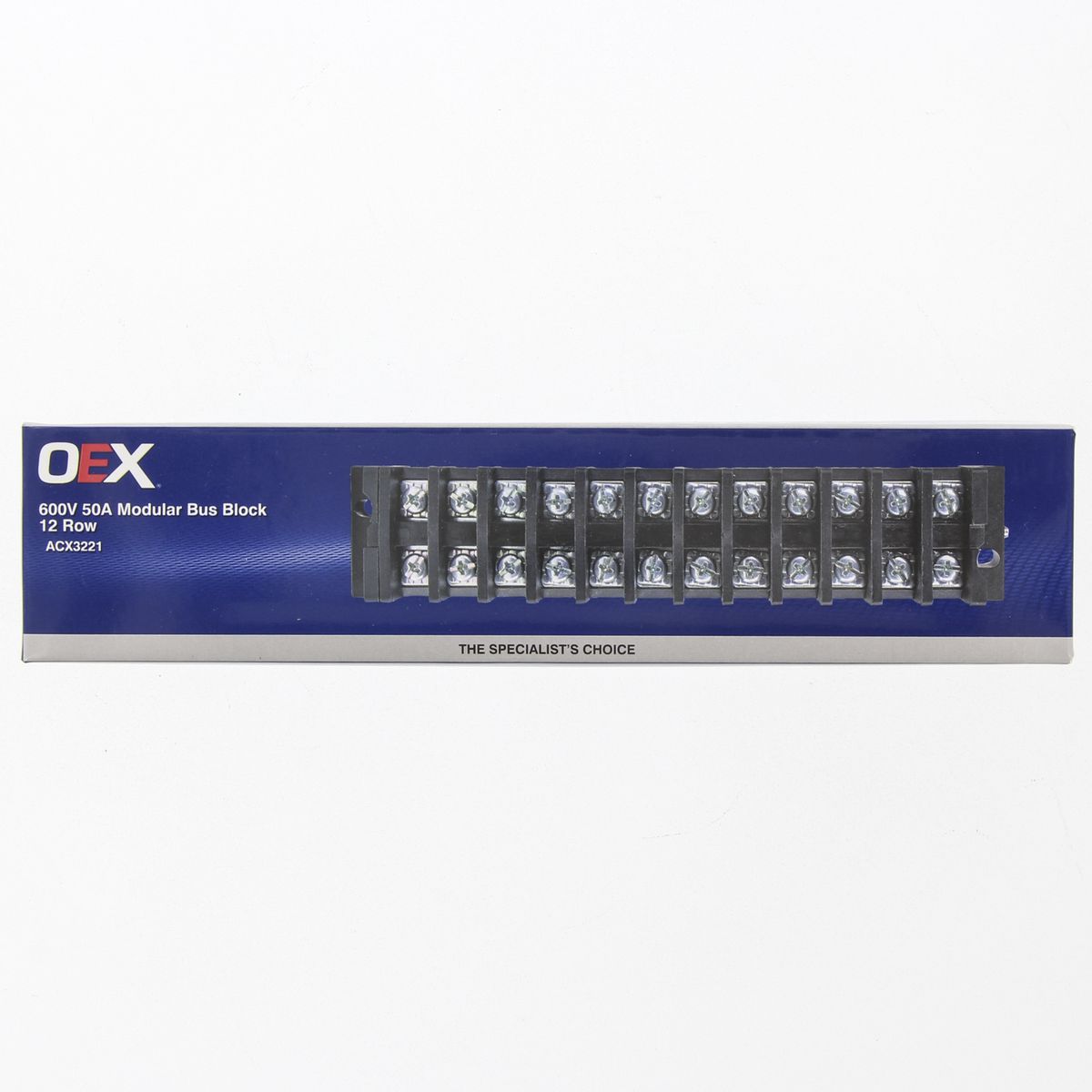 OEX 600V 50A Modular Bus Block 12 Row ACX3221