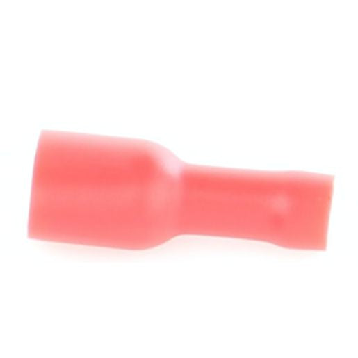 OEX Crimp Terminal Female Blade Red Terminal Entry 6.3 X 0.8mm Vinyl 10 Pce ACX3022BL