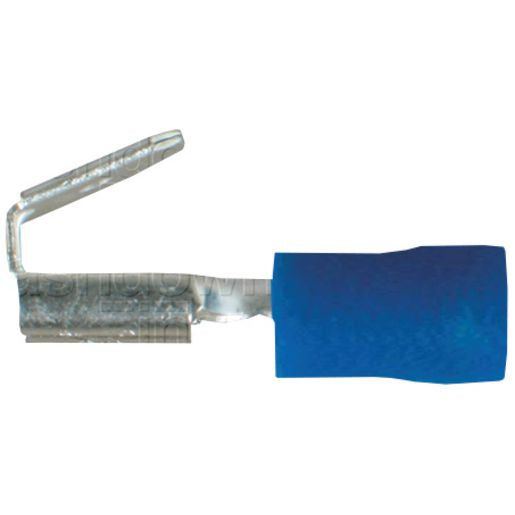 OEX Crimp Terminal 2-Way Male/Female Blue Terminal Entry 6.3 X 0.8mm Vinyl 10 Pce ACX3012BL