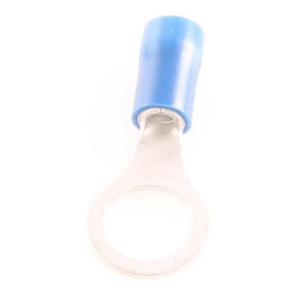 OEX Crimp Terminal Ring Blue Id 8.4mm Vinyl 14 Pce ACX3056BL
