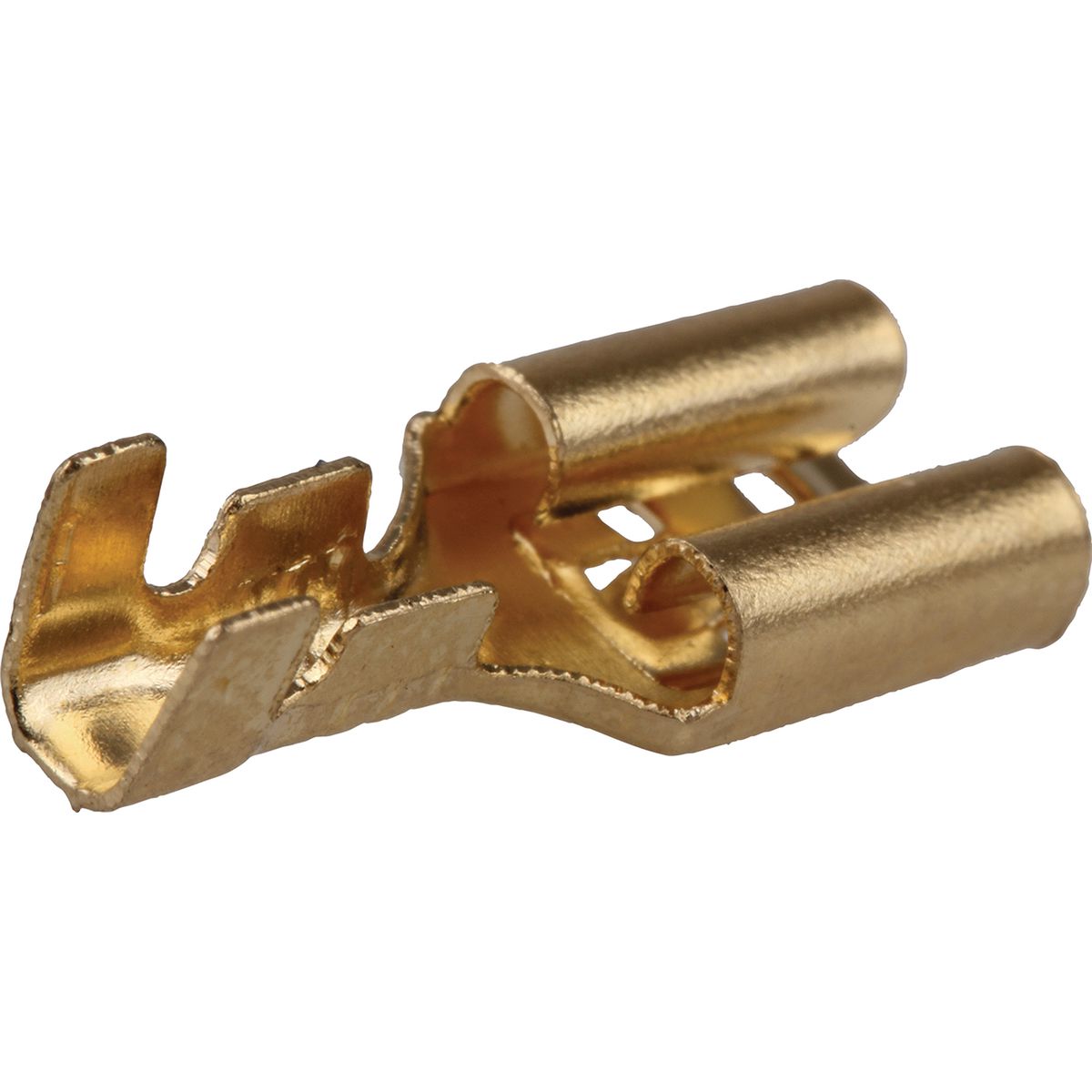 OEX Crimp Terminal Female Blade Brass 6.3mm 100 Pce ACX3098